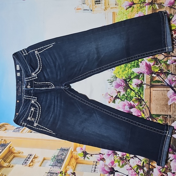 Miss‎ Me Cuffed Capri Jeans Size 27 - Picture 7 of 7